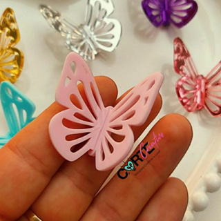 PROMOÇÃO LANÇAMENTO Kit com 10 Borboletas 3D 4 cm cada parte em Oferta na Shopee