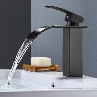 Torneira De Banheiro Lavabo Cuba Monocomando Quente e Fria Bica Baixa Aço Inox