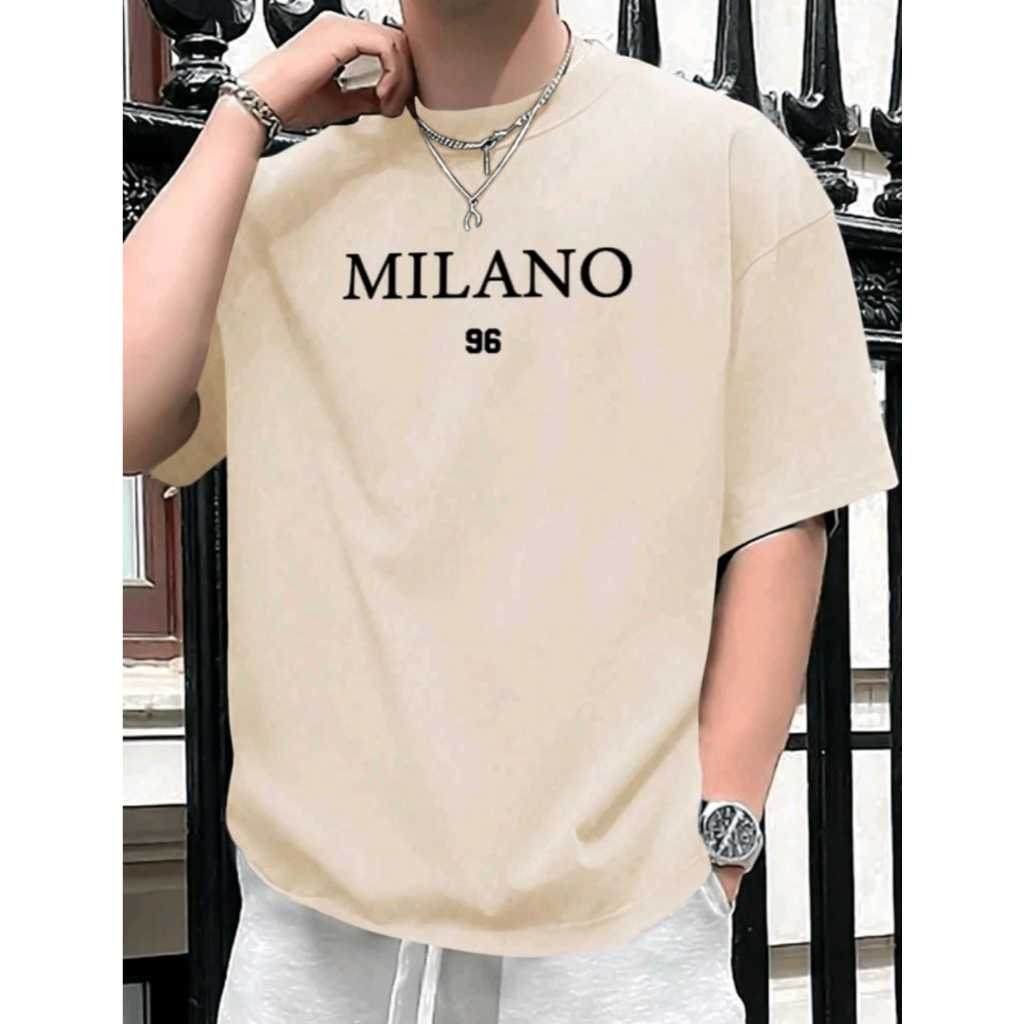 Camiseta Estampada Básica Milano Masculina Unisex T-shirt Algodão Qualidade Premium Envio Rápido