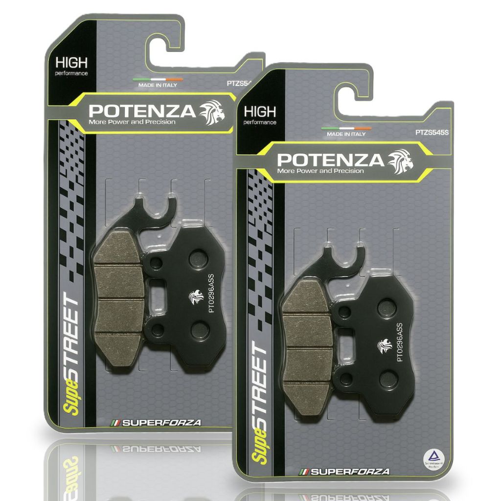 Kit Pastilhas de Freio P/ Dafra Citycom 300i 2010-2016 / Citycom 300S 2017-2019 Potenza em Oferta na Shopee