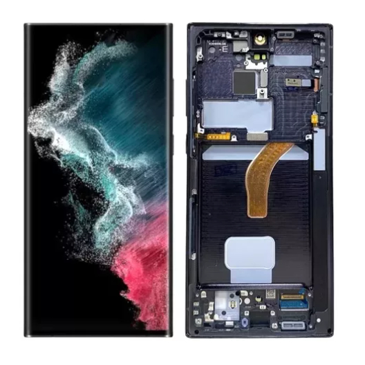 Tela Display Premium para Galaxy S22 Ultra Com Aro