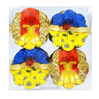 80 forminha rosa encantada bela e a fera princesas em Oferta na Shopee