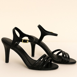 Sapato Sandália Feminina Salto Fino Confortável Com Tiras Para Uso Social E Casual em Oferta na Shopee