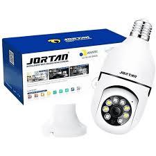 Camera Monitoramento JT8177 Lampada 360º WIFI Full HD Inteligente Visão Noturna Detecção Movimento
