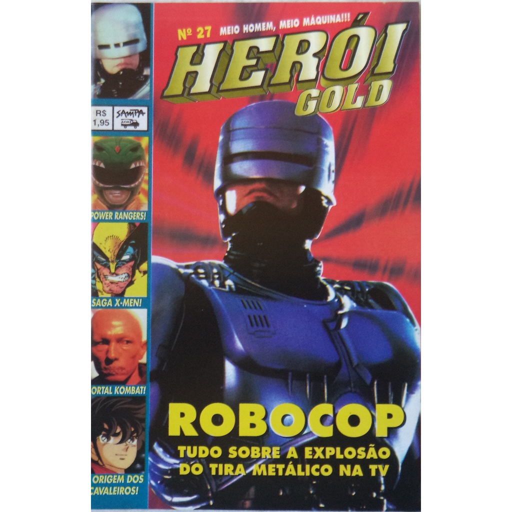 Revista Herói Gold N° 27 Capa Robocop