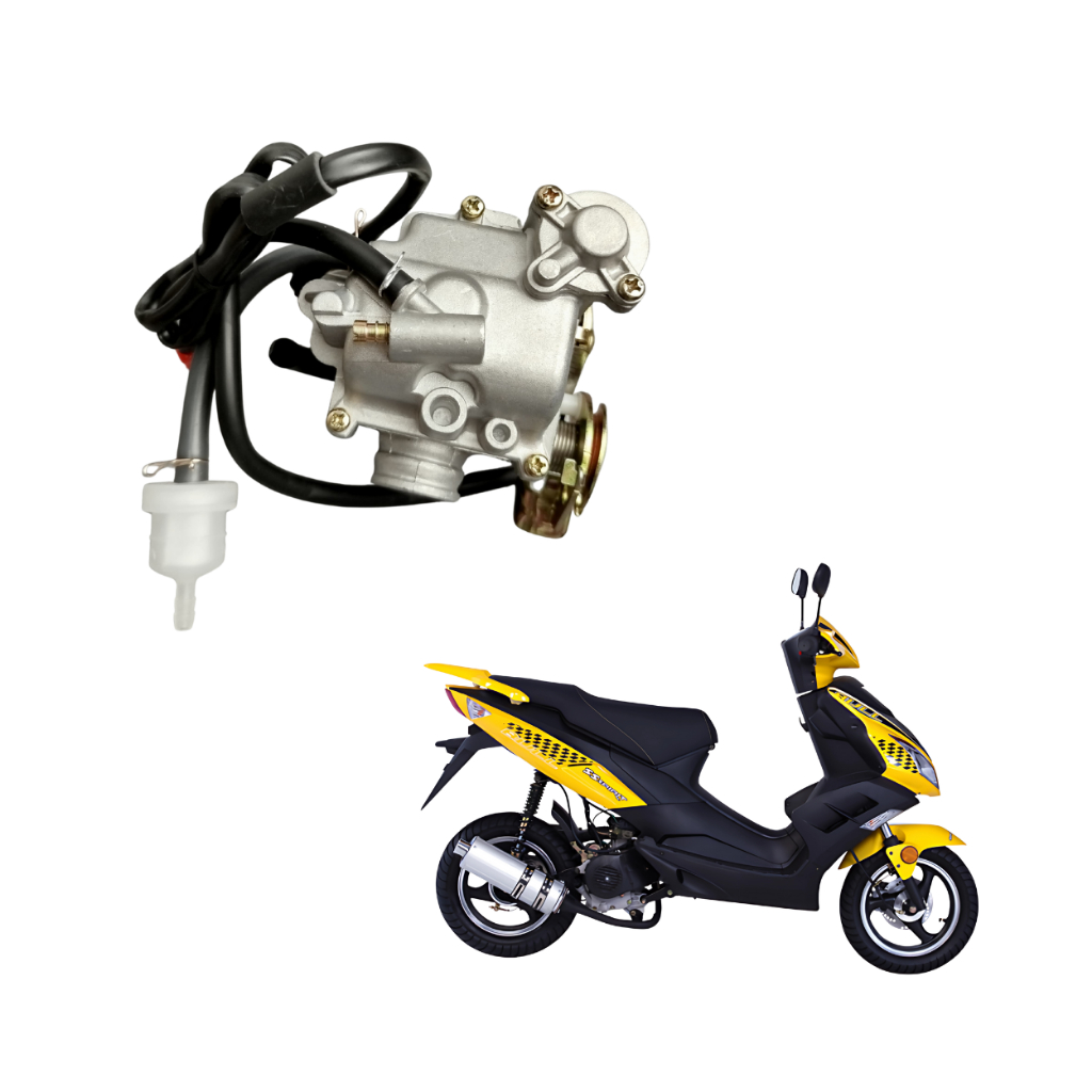Carburador Afogador Automático Scooter Bull Spirit 50 4t