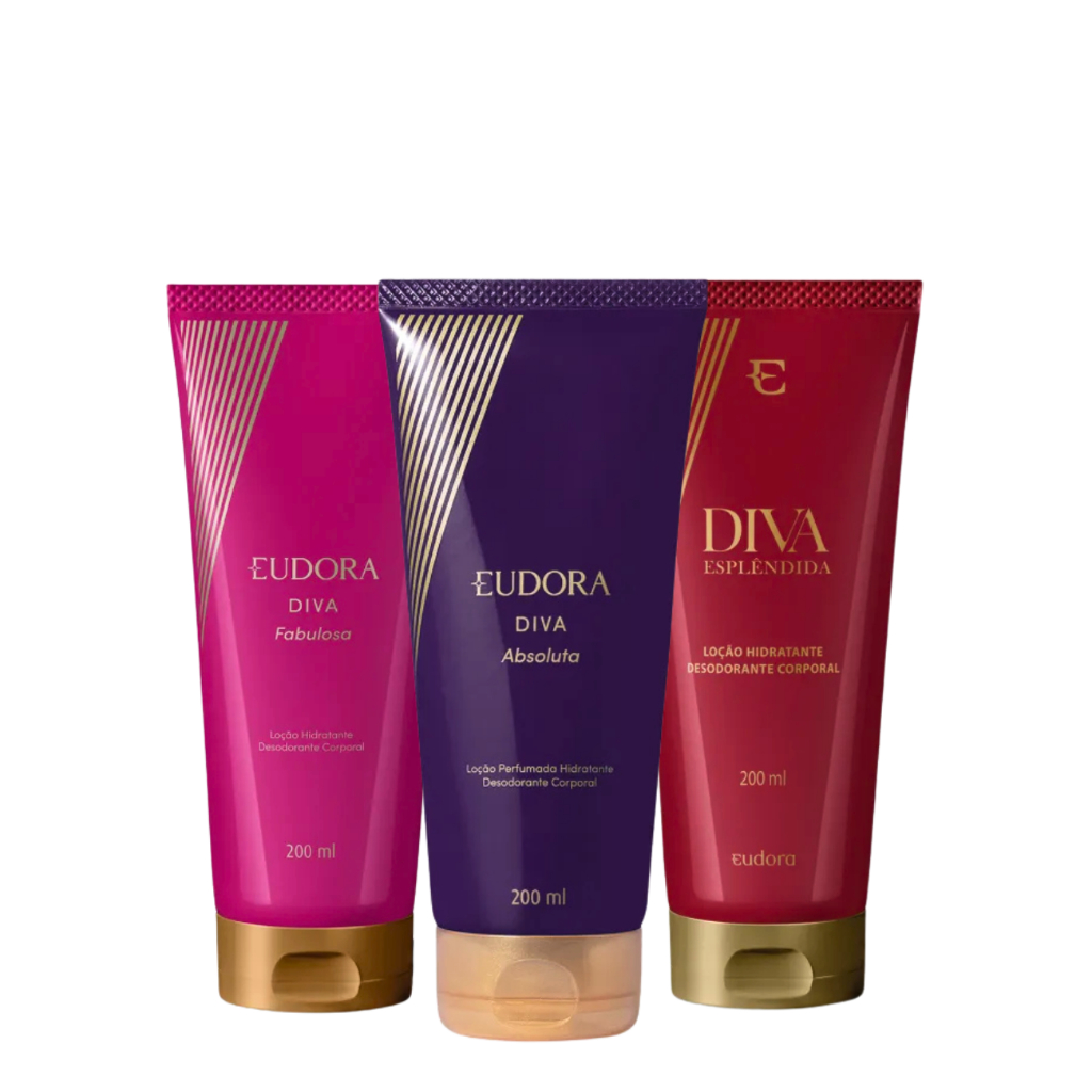 Loção Hidratante Diva (Absoluta/Esplêndida/Fabulosa) Eudora