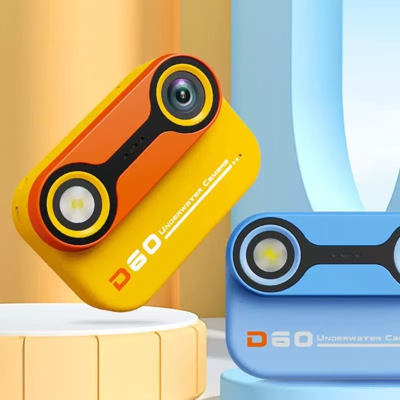 Câmera de ação à prova d'água para presente de aniversário de bebê