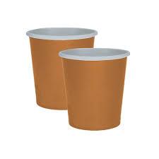 50 Copos De Papel  Biodegradável 100 Ml Café Capuccino em Oferta na Shopee