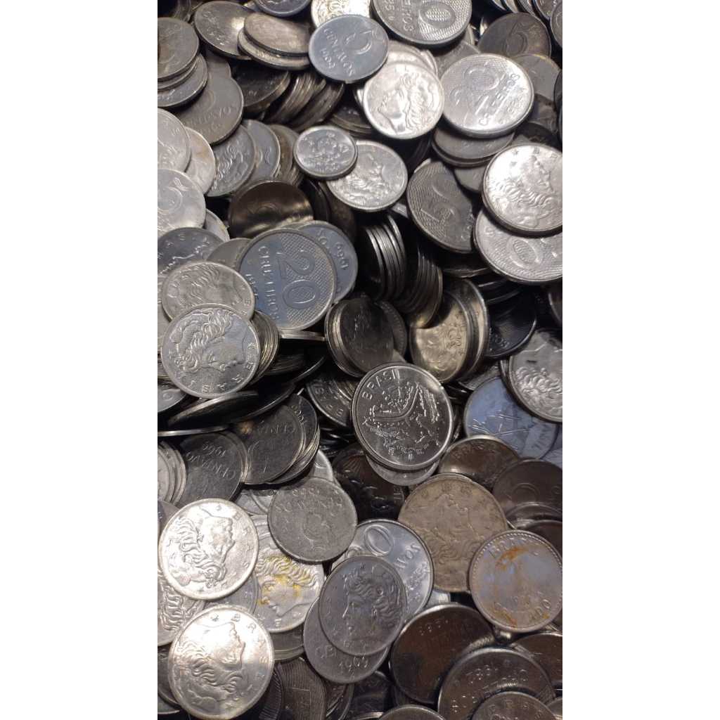 Moedas antigas do Brasil 1 quilo