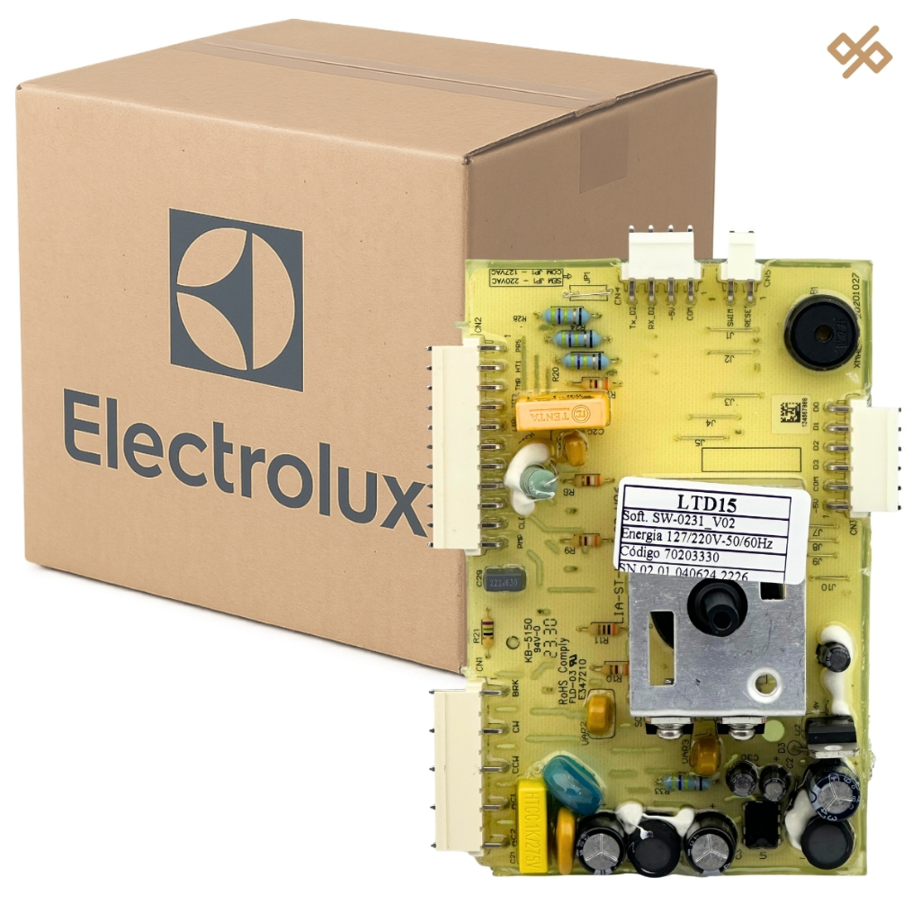 Placa Potência Bivolt Orig Electrolux Exclusiva Para Lavadora Ltd15  70203330