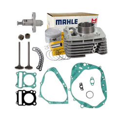 Kit Cilindro Moto Metal Leve Suzuki Yes 125 Jogo de Juntas Valvulas Acionador Corrente
