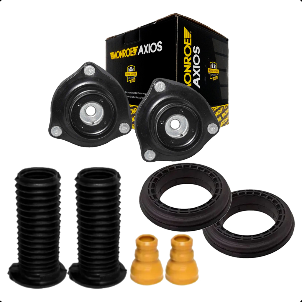 Kit 2 Coxim Axios + Batente Coifa Rolamento Dianteiro New Civic 2006/2016