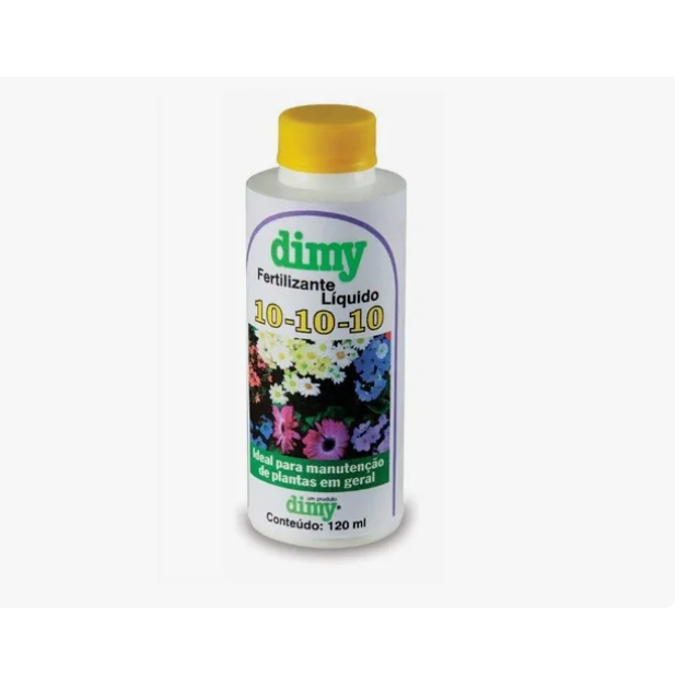Adubo NPK 10-10-10 Dimy Fertilizante Mineral Misto Líquido 120ml P/ Todos Os Tipos de Plantas em Oferta na Shopee