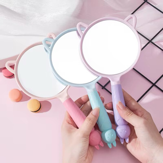 Espelho de Mão Gatinho Bichinho Rosa Roxo em Oferta na Shopee
