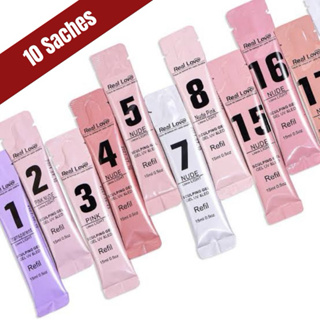 Kit 10 Refil Sache Gel Real Love Sculping Modelagem Light 15ml Unha Gel em Oferta na Shopee