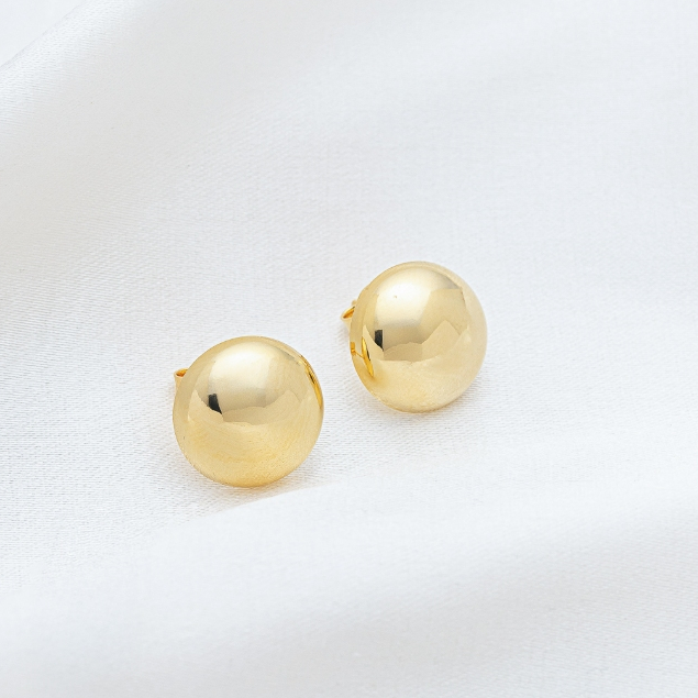 Brincos Meia Esfera: Onde Comprar | BuscaProdutos