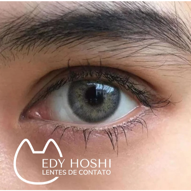 Lente de Contato Edy Hoshi Russian Gray - ANUAL - 1 PAR