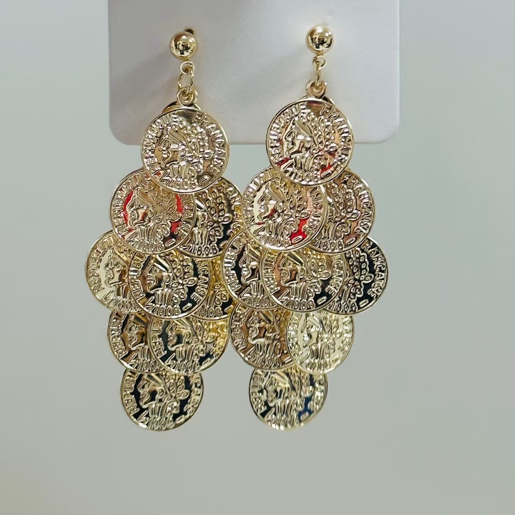 Brinco De Moeda Para Dança Ventre em Oferta na Shopee