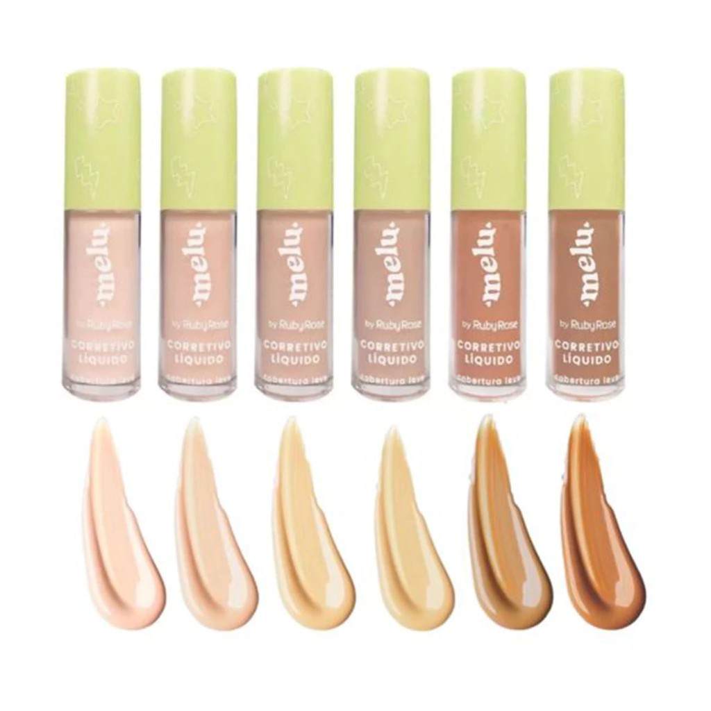 Corretivo Líquido Cobertura Leve MELU BY RUBY ROSE em Oferta na Shopee
