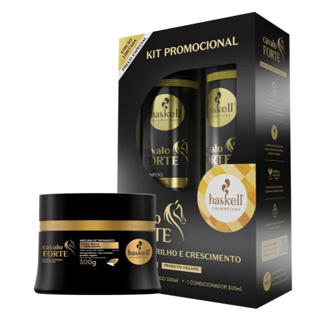 Kit Haskell Cavalo Forte Shamp+cond+masc 300ml em Oferta na Shopee