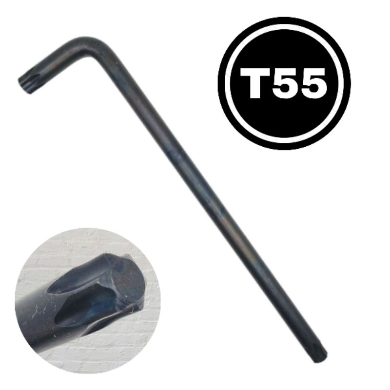 Chave torx longa T55 em Oferta na Shopee