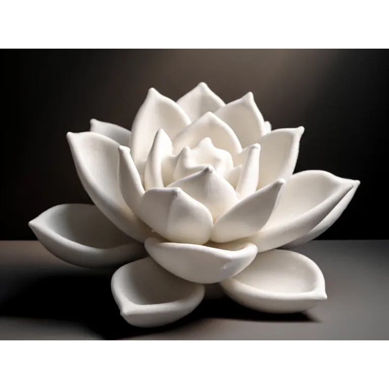 Flor de Lotus Decorativa - Decoração Casa Flores Vasos em Oferta na Shopee