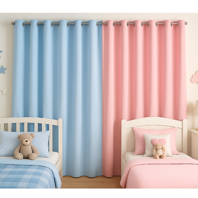 Cortina PREMIUM Infantil 3,00x2,50 João e Maria Decoração Quarto Sala Poliester Menino Menina em Oferta na Shopee