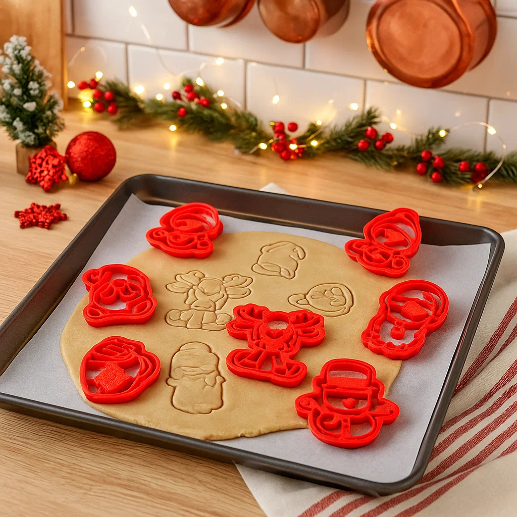 Kit Cortador Natalino Biscoito Bolacha Forma Confeitaria Moldes Criativos Festa Natal Cookie Temático