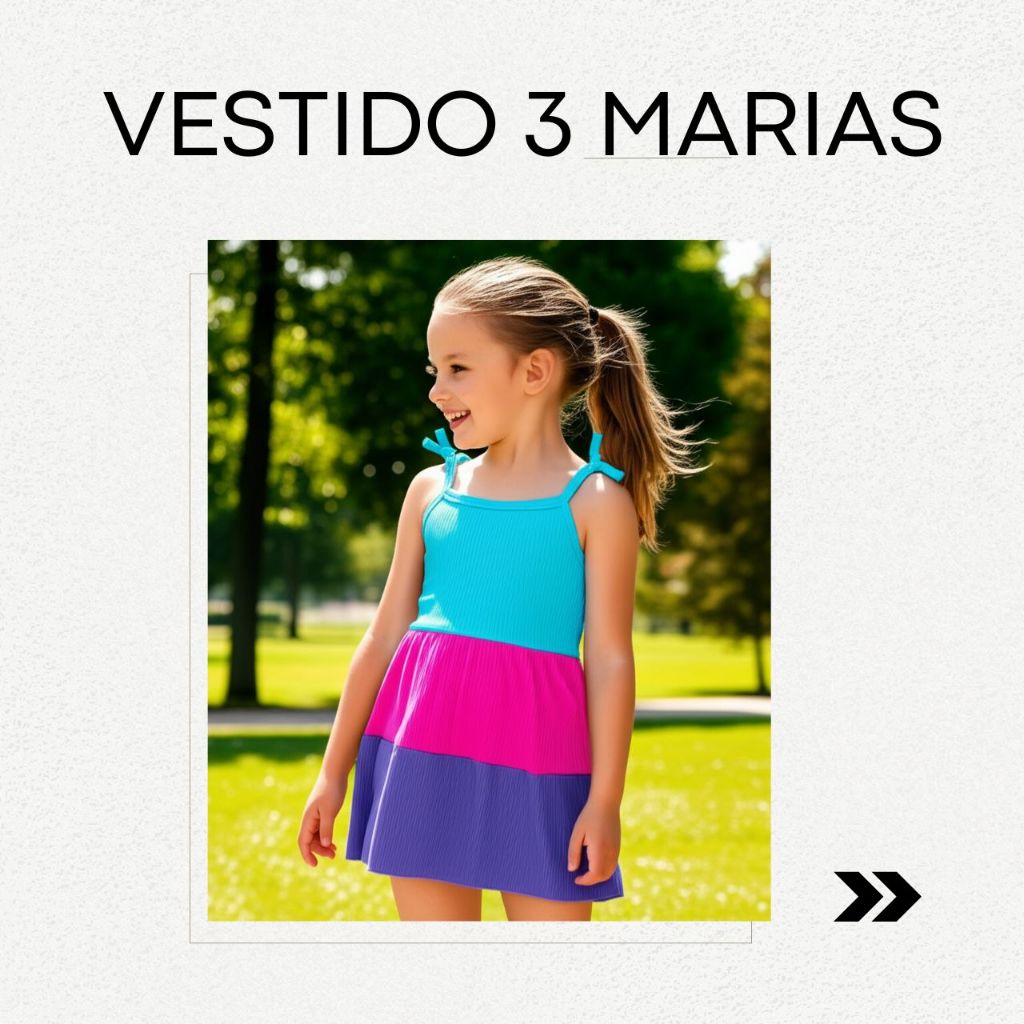 Vestido infantil menina multicolorido moda blogueirinha verão divertido ENVIO DE CORES SORTIDAS