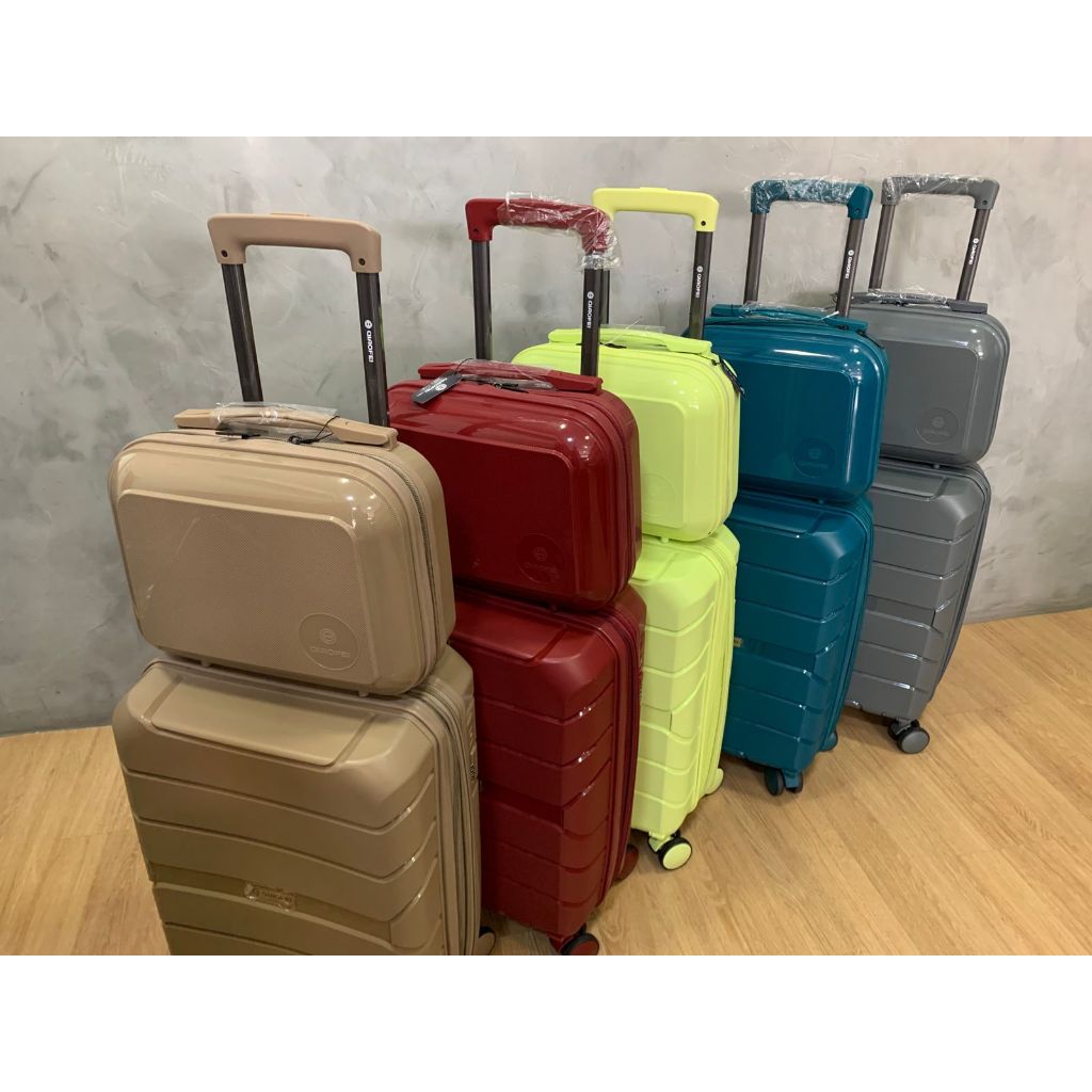 Conjunto  Mala de bordo MALA + Frasqueira ou Mala 10KG Polipropileno Não Quebra Padrão Anac Giratória 360° Cadeado TSI