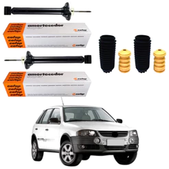 PAR AMORTECEDOR TRASEIRO GOL RALLYE G3 G4 COFAP + KIT