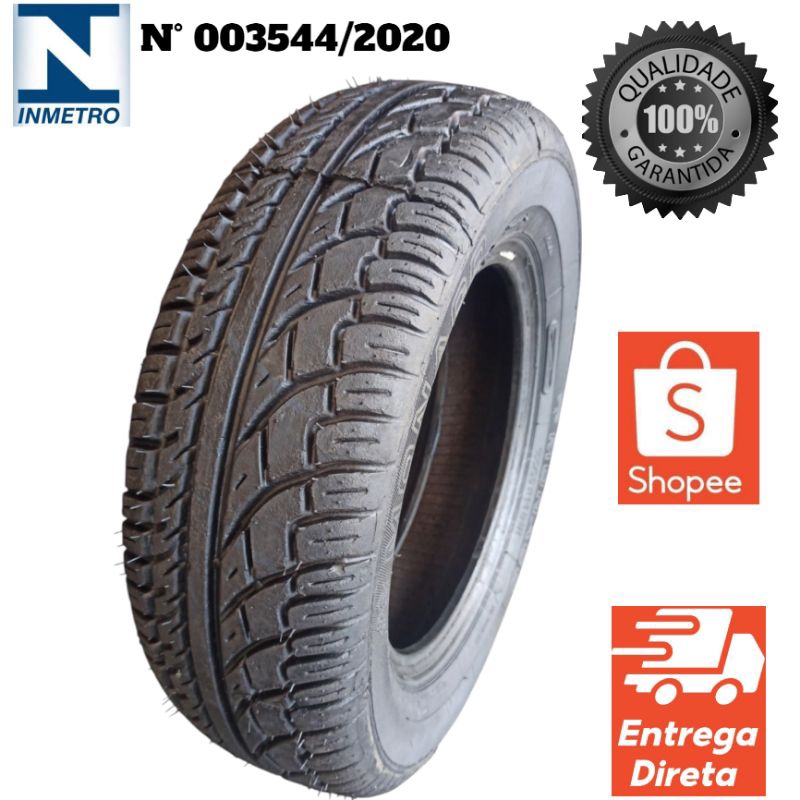 Pneu remold r14 185 65 Com selo de Inmetro Borracha reforçada