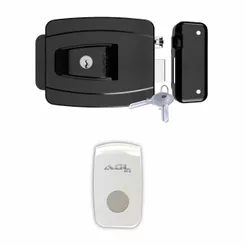 Fechadura Elétrica Agl Reversivel 12v + Botoeira Simples