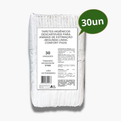 Tapete Higiênico para Pets 2ª ( segunda ) Linha 80x60 c/ 30 und - Confort Pads