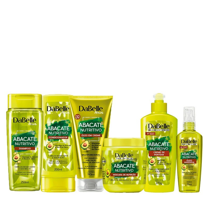 Kit Completo Dabelle Intense Abacate Nutritivo em Oferta na Shopee