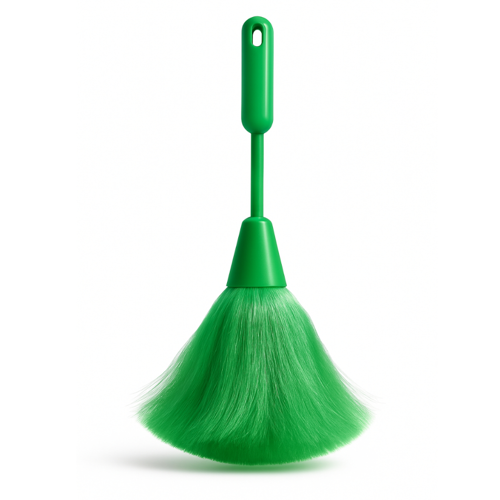 Espanador De Nylon Sintetico CB Plástico Max Clean Verde