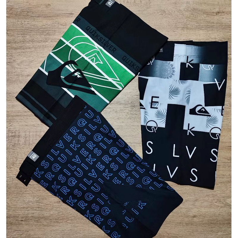 Kit 5 Bermudas Masculinas Elastano Surf Piscina ou Praia com Lacagem e Secagem Rápida Estampadas e Gascas vci