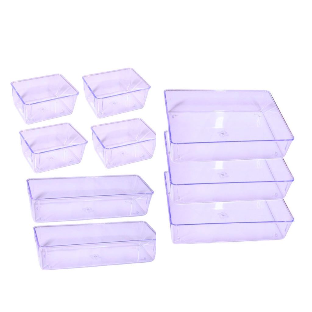9 organizadores modulares acrílicos multiuso ORGANIZADOR