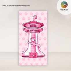 Painel Vertical Cachorros 06 B Face Única