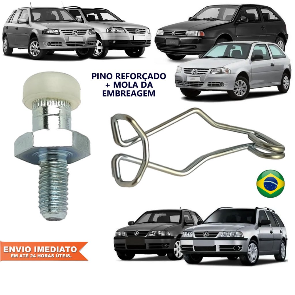Kit Pino Reforçado e Mola do Garfo de Embreagem VW Gol Parati Fox At G2 G3 G4 1.0 8V 1.0 16v Novo NF em Oferta na Shopee