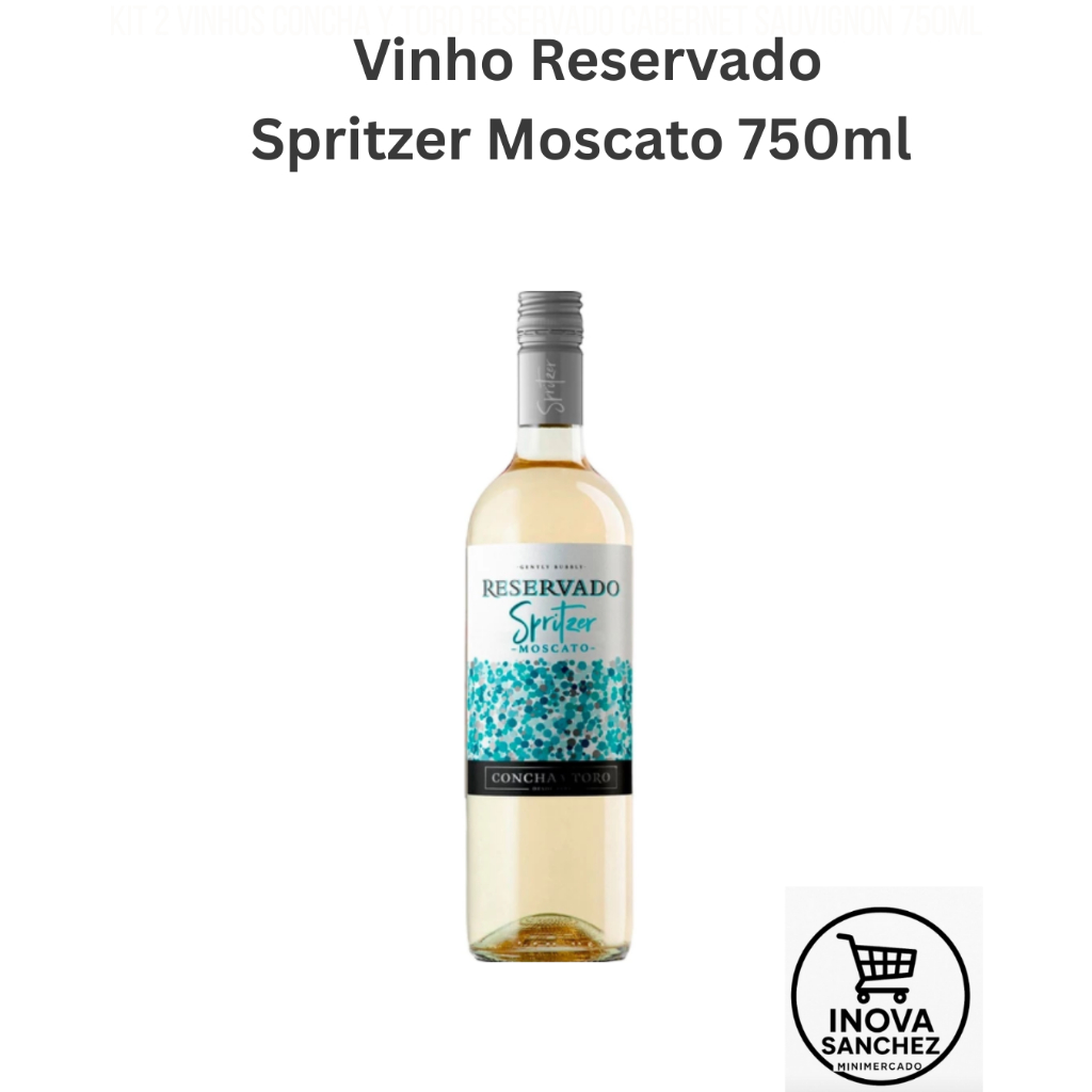 Vinho Concha Y Toro Reservado Spritzer 750ML em Oferta na Shopee