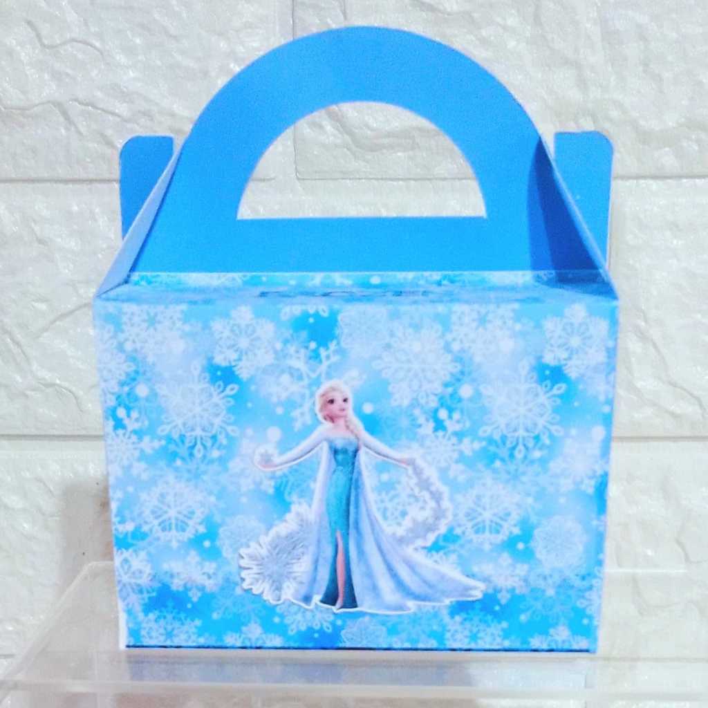 Caixa Maleta Frozen Semi-montada-Caixa personalizada-Lembrancinha personalizada-Lembrancinha de aniversário-Lembrancinha