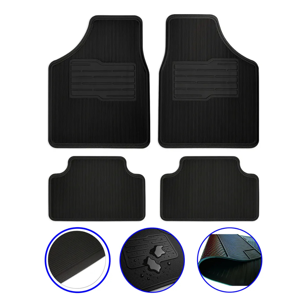 Tapetes Automotivos 4 Peças Universal Carro Vectra Chevrolet Antiderrapante