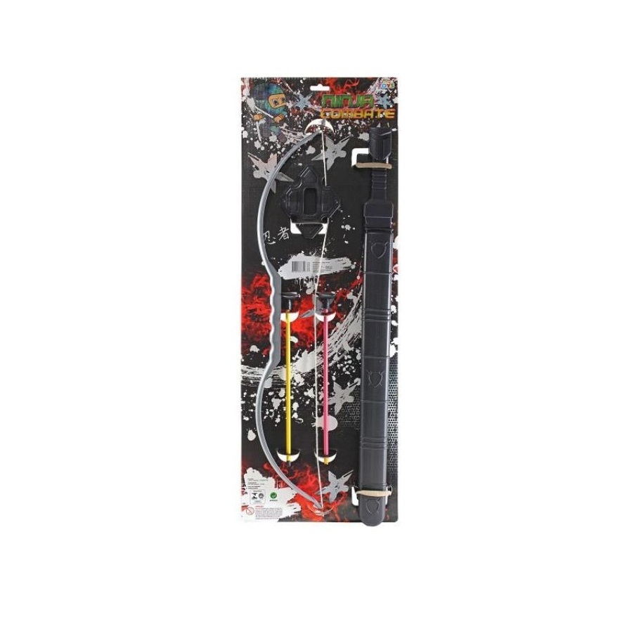 Kit Arco, Flecha e Espada Ninja combate Mini Toys