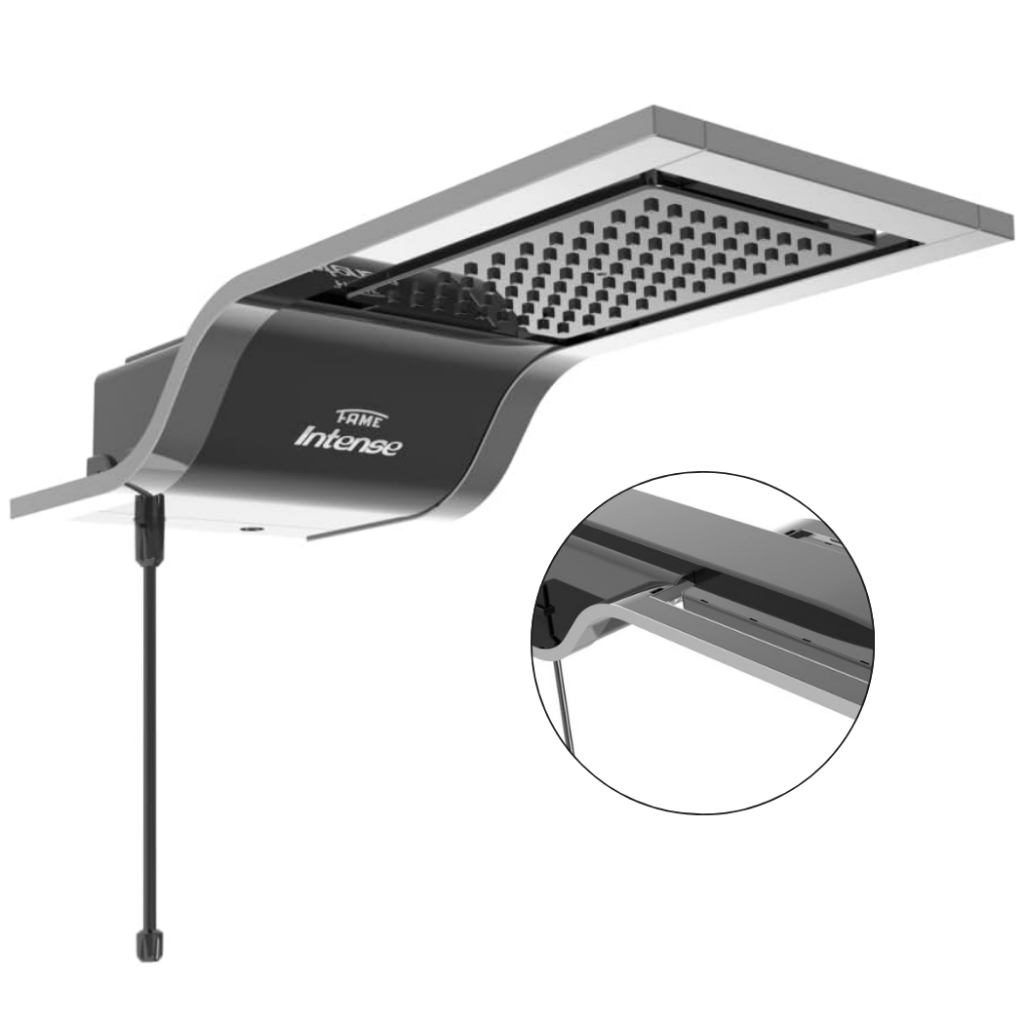 Chuveiro Ducha Eletrônica Intense Black 6800w Para Parede Preto Fame