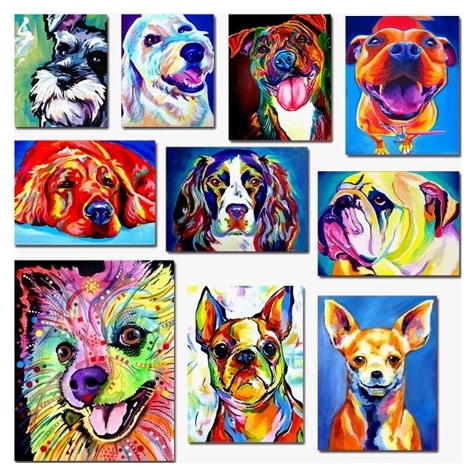 Kit 20 Quadros Decorativos Pet Shop Dog Cachorro Decoração Estimação em Oferta na Shopee