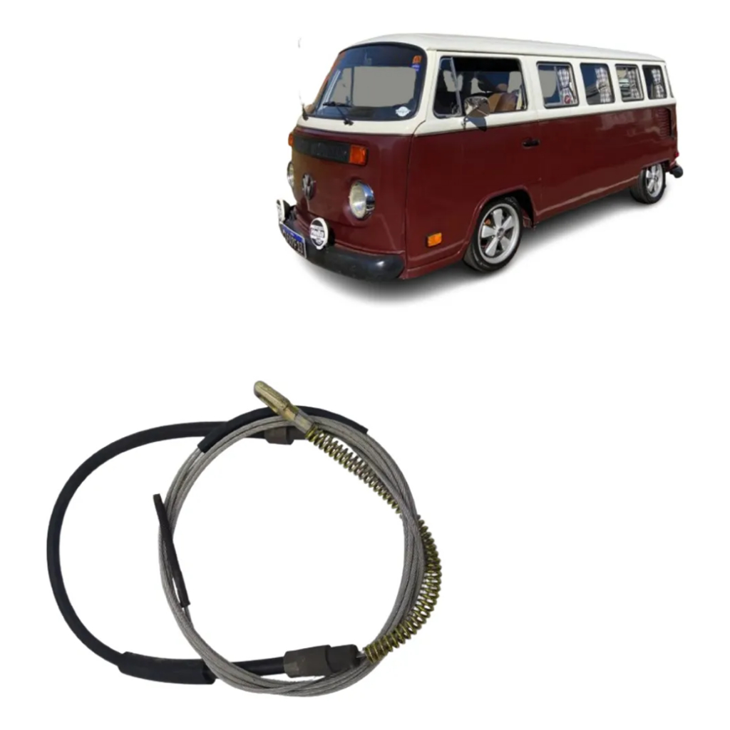 Par Cabo De Freio De Mão Vw Kombi T1 Clipper Todos 78 Até 82
