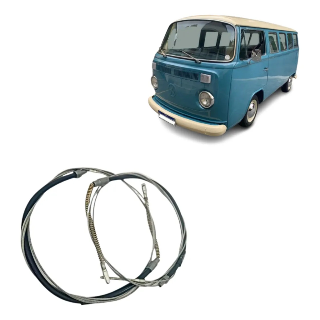 Par Cabo De Freio De Mão Kombi T1 - Clipper - Todos 82 A 86