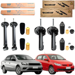 KIT 4 AMORTECEDOR GOL E VOYAGE G5 G6 G7 2008 A 2023 ORIGINAL MONROE + KITS